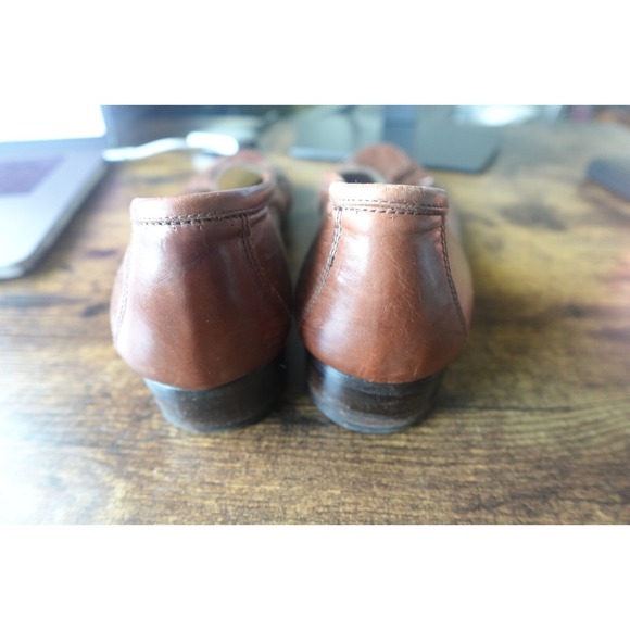 Johnston & Murphy Mens Tassel Loafer Brown Slip On Dress Shoe Size 7.5 M Leather - Picture 12 of 15